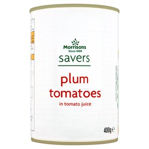 Morrisons Savers Plum Tomatoes in Tomato Juice